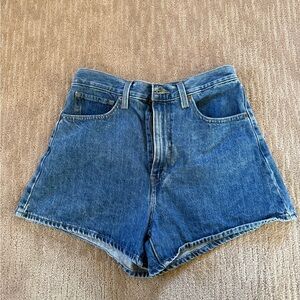 Levi's Women's High Waisted Mom Denim Shorts